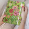 Agenda Botánica con ilustración de flores y plantas de Dafne Aguilar Estilo Indi.