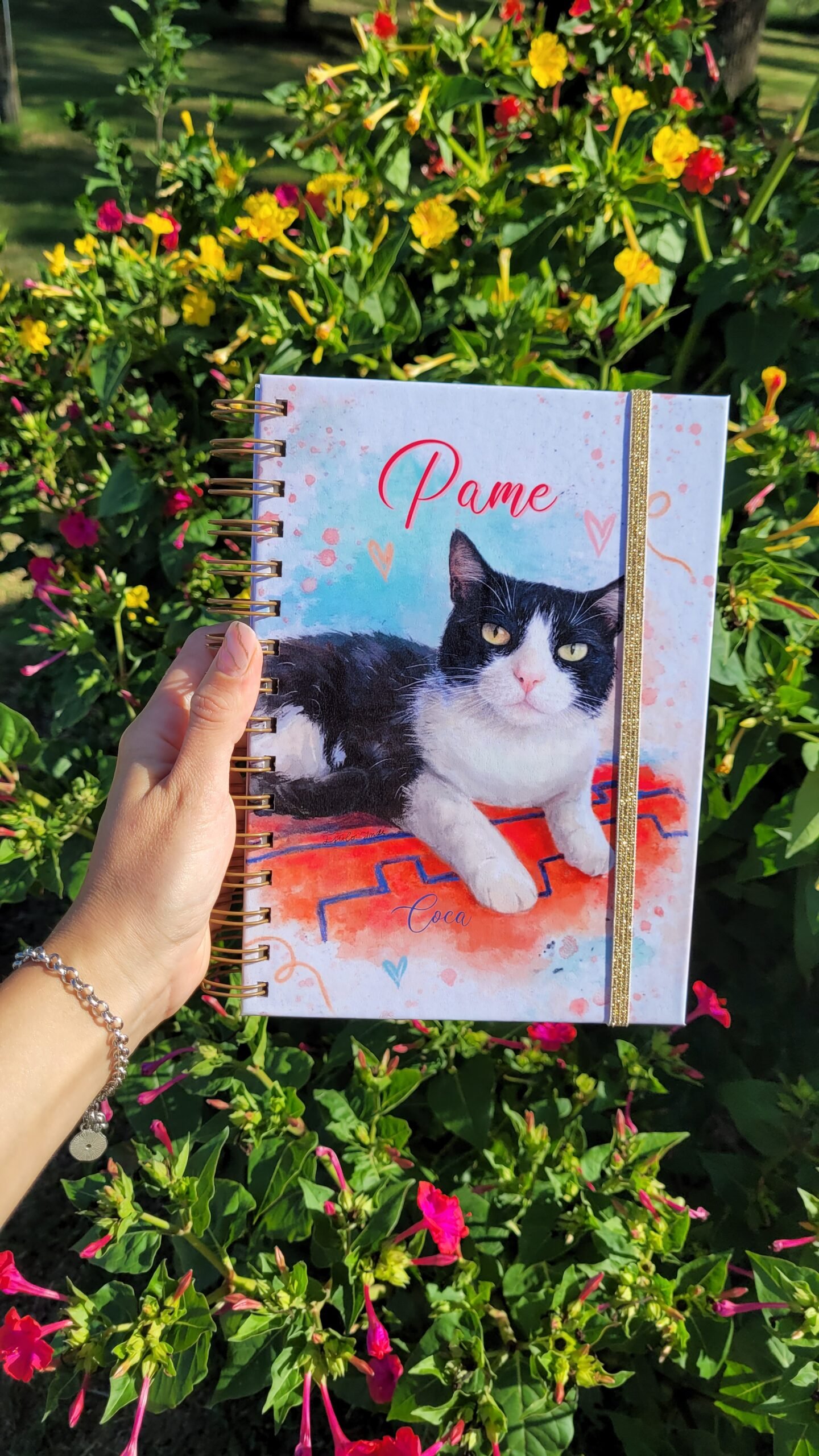 Agenda de diseño Leyenda Silvestre con ilustraciones de naturaleza de Dafne Aguilar Estilo Indi.